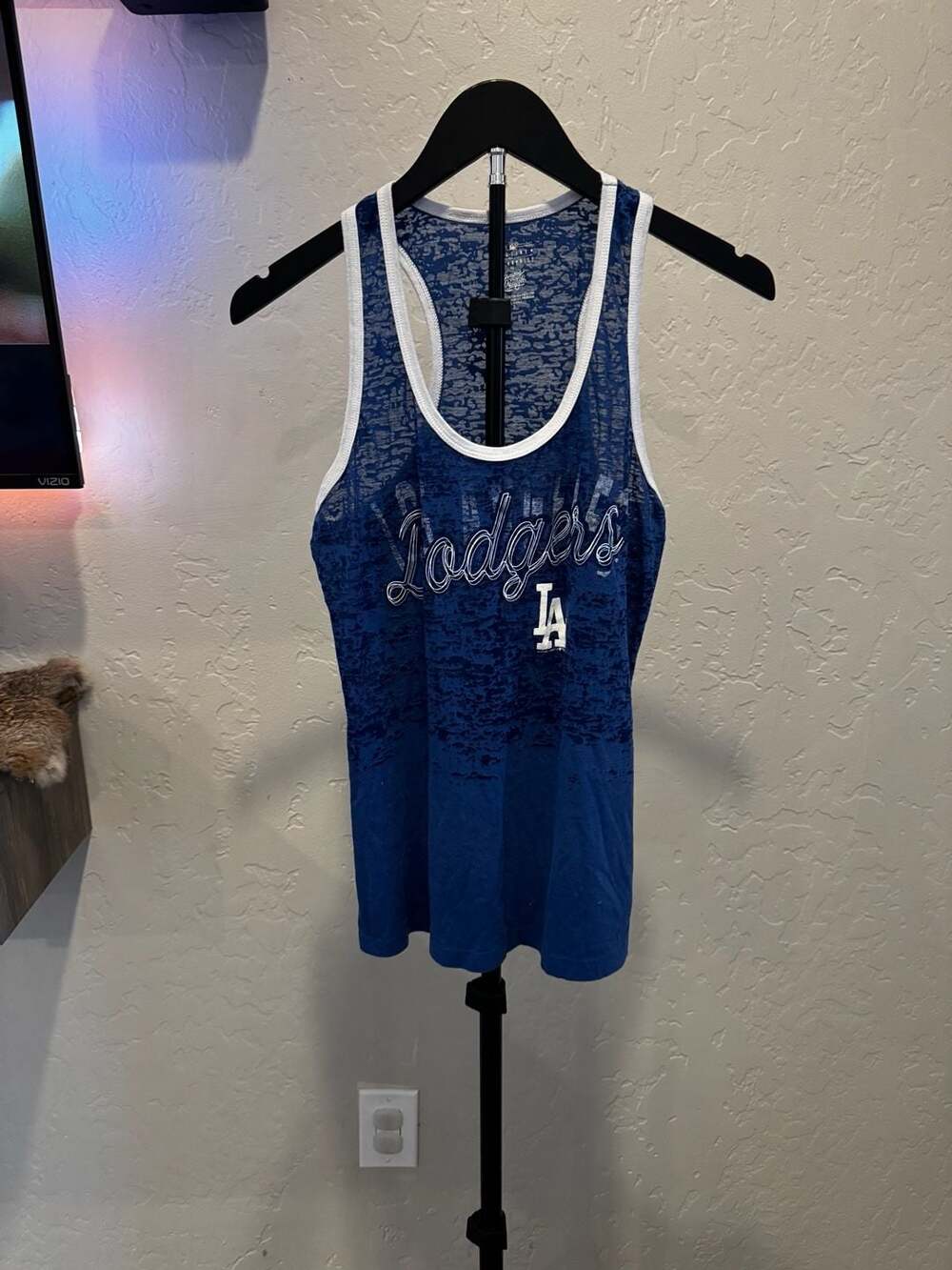 Los Angeles Dodgers Size S Tank Top Blue Burnout